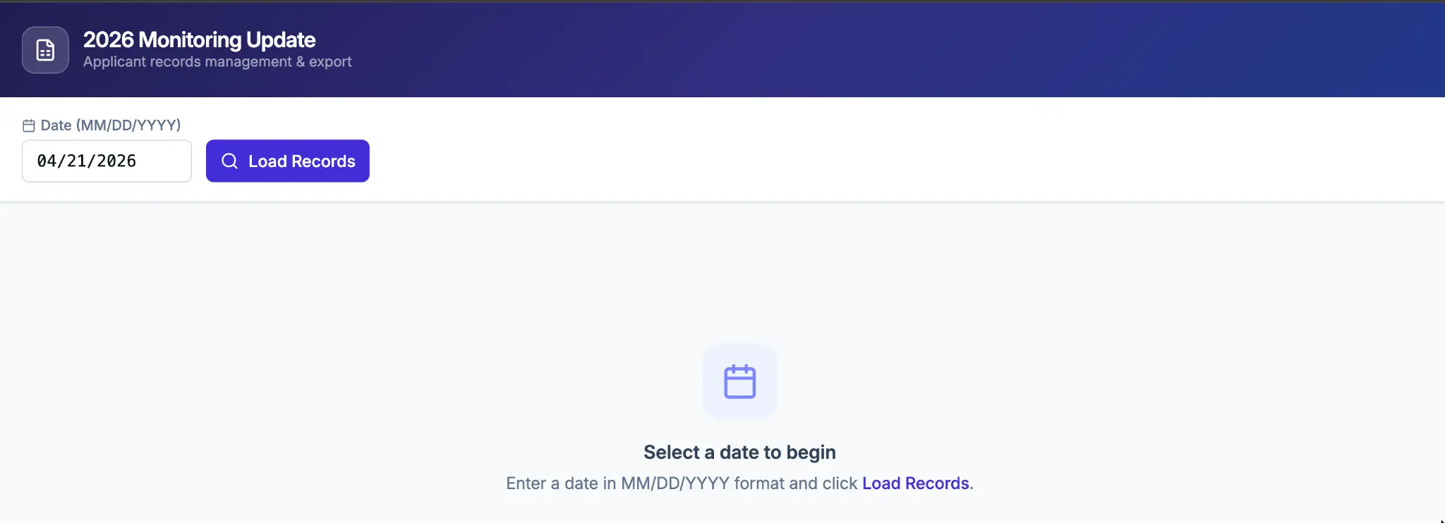 Email Data Extractor Interface